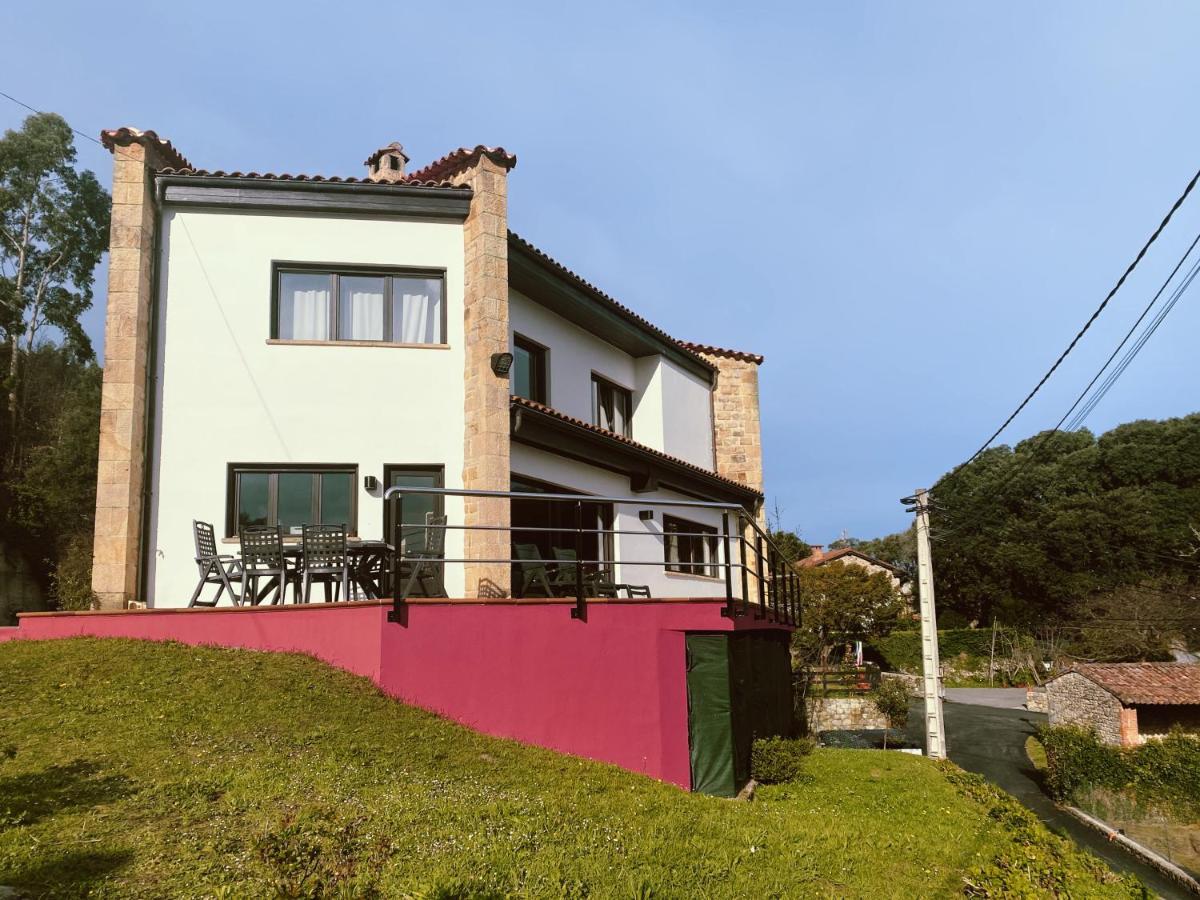 Vila La Jarocha, Casa Con Vistas Al Mar En Pechón Exteriér fotografie